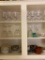 Kitchen Cabinet Lot Incl Wine Glasses, Pottery Bowls & More