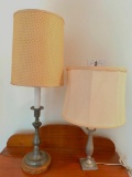 Pair of Lamps. The Tallest is 30