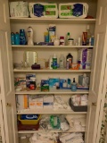 Bathroom Closet Lot. - As Pictured