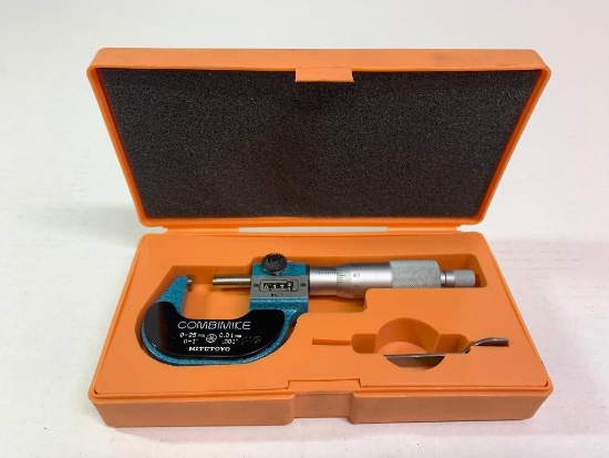 Mitutoyo...Combimike 0-25 MM to 0-1" O. D. Micrometer. This One is Brand New