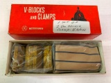 Pair of Mitutoyo Vee Blocks & Clamps