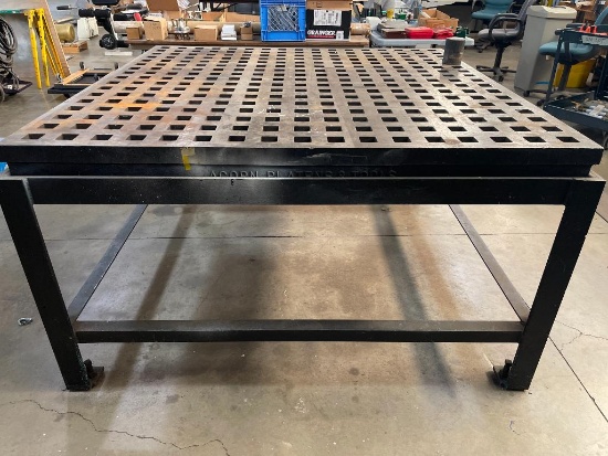 Acorn, 60" Square Welding Table, 34" Tall