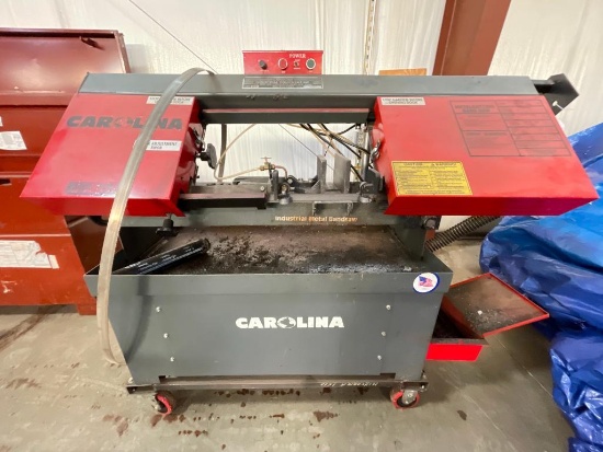 Carolina Horizontal Cut Off Saw, model BS 925, Run on 110 Volt, In Working Condition