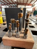 Steel End Mills Set as Pictured