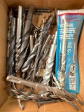 Group of Used Metal Drill Bits as Pictured