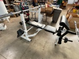 MPEX Powerhouse Club PHC 750 Weight Bench and Weights