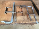 Group of Clamps, The Largest is a 16