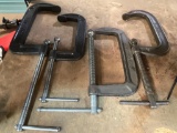 Group of C-Clamps,2- 8