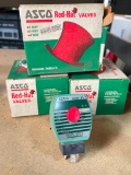 Set of 3 Boxes of Asco Red Hat Valves #SC8210G73