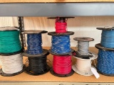 11 Partial Spools of 16 Gauge Wire