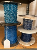4 Partial Spools of 18 gauge wire as Pictured!