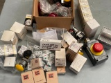 Misc Lot of Push Buttons & Lights for Electrical Control Panel