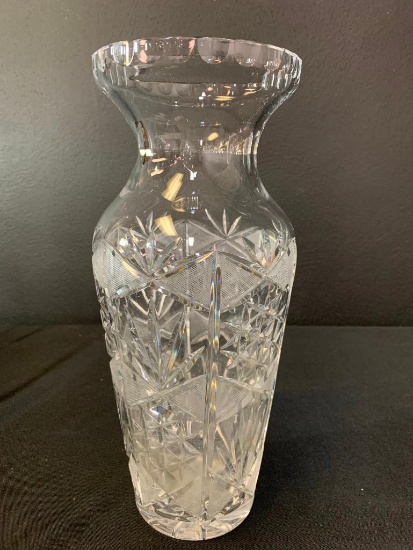 13" Pressed Glass Vase