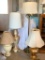 Set of 4 Lamps w/Shades. The Tallest is 64