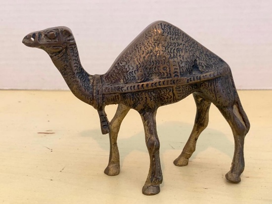 4" Brass Camel