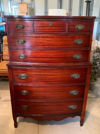 Chest of Drawers w/6 Drawers. Has Scuffs & Scratches from Use. This is 53" T x 34" W x 19" D