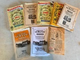 Old Farmers Almanac's 1976, 1983, 1989, 1991, 2003, 2008, 2011