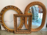 1 Mirror & 2 Picture Frames. Mirror is 31