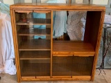 Retro Wood/Glass Entertainment Stand. This is 48