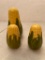 Shawnee Pottery Corn Salt and Pepper with a Larger Shaker,