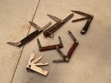 Group of Pocket Knives as Pictured, They are in Various Conditions, Please Note Condition in Images