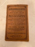 Rand, McNally & Co's, Pocket Map, Entire Railroad System, Copyright Date 19076 1/2