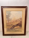 Larry Dodson, Signed and Number 234/1500 , Framed Print, 