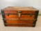 Antique Wood Travel Trunk. This is 20