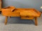 Vintage Solid Wood Cobblers Bench. This is 20