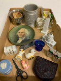Misc Lot Incl Two Sets of Salt & Pepper Shakers, Trinket Box & More - As Pictured