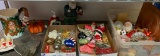 Shelf Lot of Misc Christmas Items - As Pictured