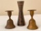 3 Piece Brass Set Incl 6