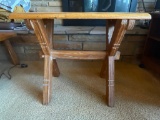 Vintage Ranch Oak Table. This is 22