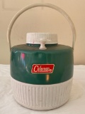 Vintage Metal 1 Gallon Coleman Beverage Cooler. Has Dents from Use