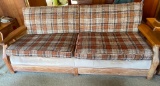 Vintage Ranch Oak Sofa. This is 36