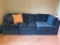 Blue One Armed, Three Piece Sofa by Broyhill. This is 26