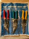 3 Piece Aviation Snip Set as Pictured