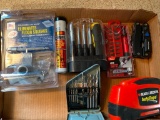 Maxcraft Screwdriver, Precision Knife Set, Drill Bits & Black & Decker AutoTape w/No Batteries