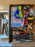 Lot of Pliers, Wire Nuts, Tape Measure & More - As Pictured