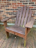 Wood Adirondack Chair. Approx 3' Tall