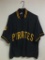 Vintage Majestic Pittsburgh Pirates Bullpen Pullover 1/4 Zip Short Sleeve Jacket