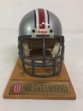 OSU Buckeyes Riddell Mini Helmet on Plaque
