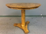 Wood Pedestal Table