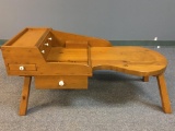Handmade Wood Cobbler Bench Coffee Table