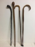 Variety of 4 Wood Canes