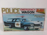 Jo Han Police Emergency Wagon by Plymouth 1/25 Scale Model