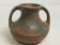 Double Handle Brush McCoy Pottery Vase