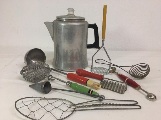 Vintage Lot of Cooking Utensils