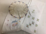 Lot of Needlepoint Linens