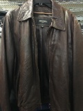 Mens Leather Jacket Size M